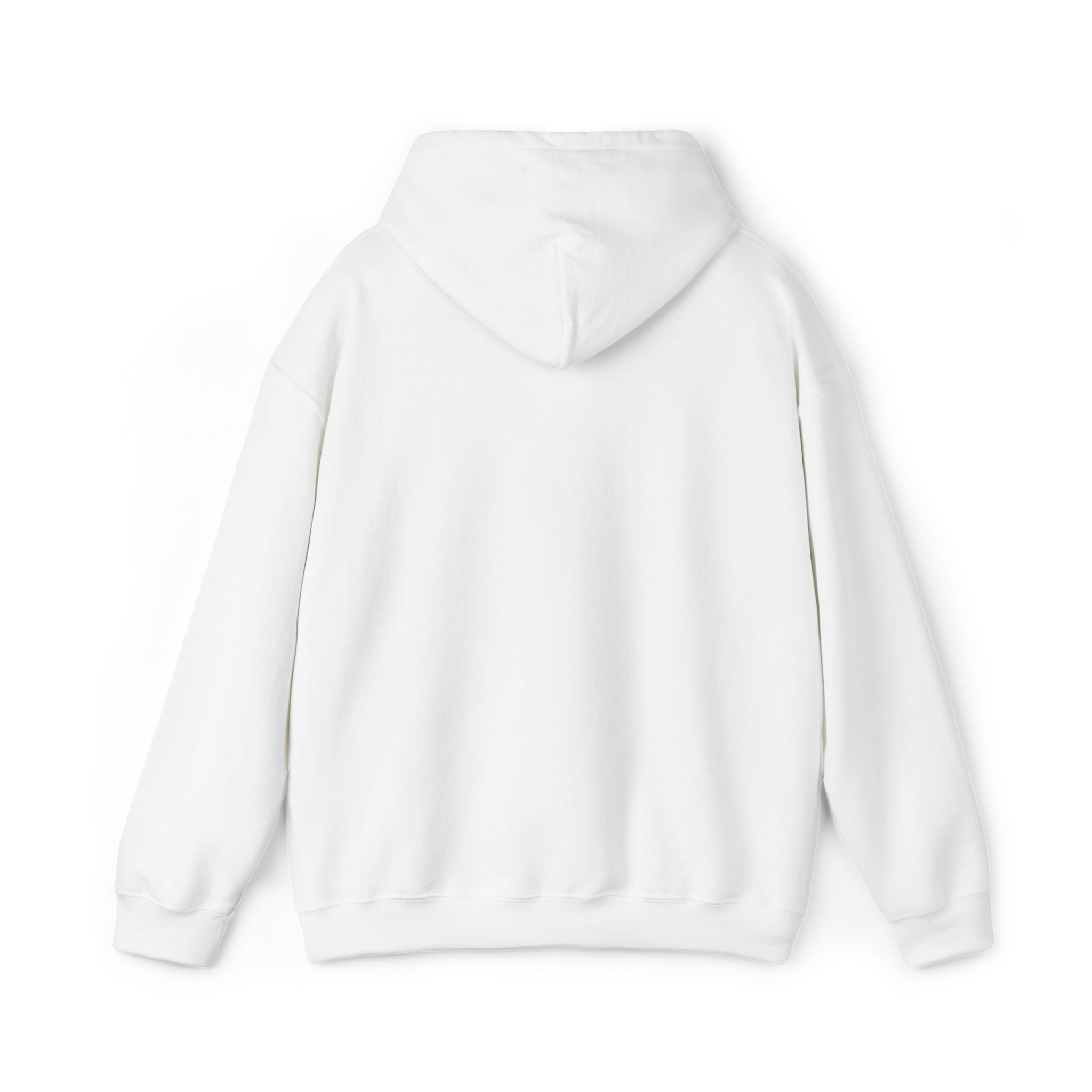 Minimal 'AMNRL' Hoodie — White Casual Pullover