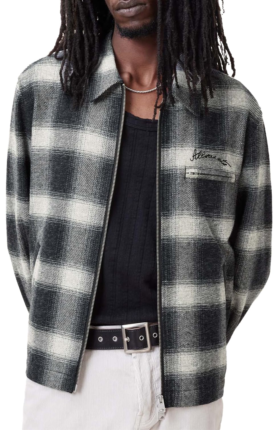 AllSaints Mens Jacket Ellis Jacket Ink L