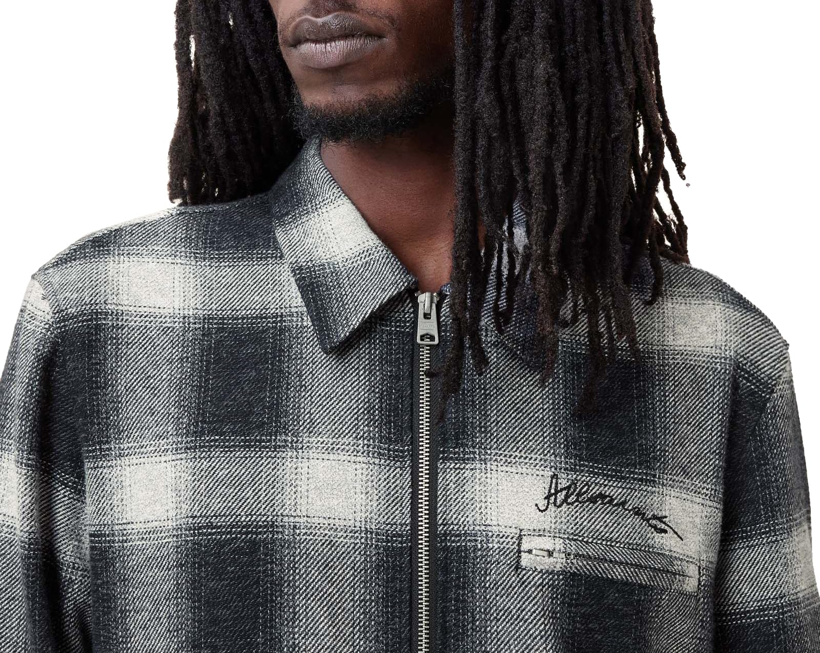 AllSaints Mens Jacket Ellis Jacket Ink L