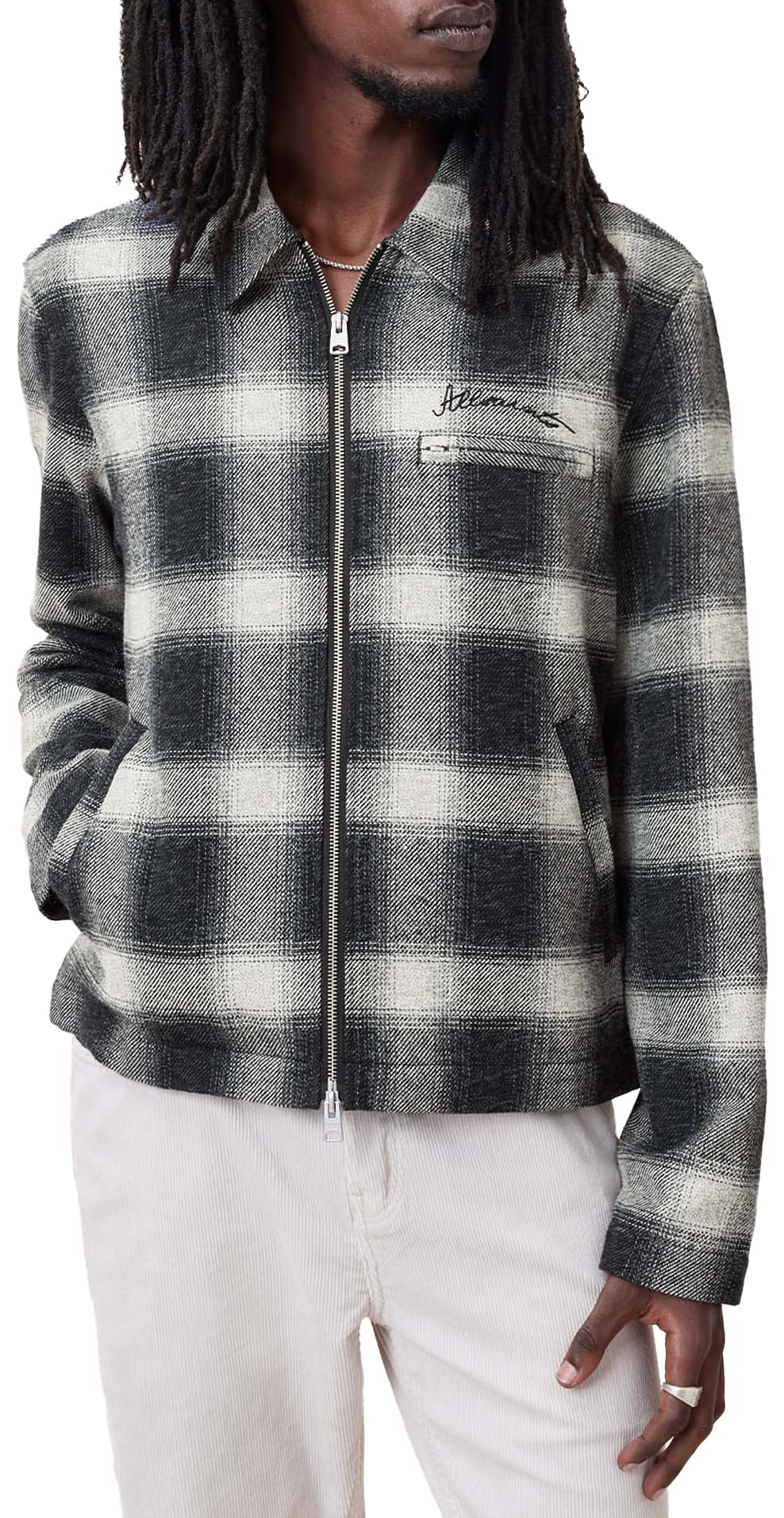 AllSaints Mens Jacket Ellis Jacket Ink L