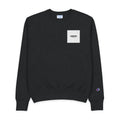 Minimal Black Crewneck Sweatshirt — Classic Champion Style